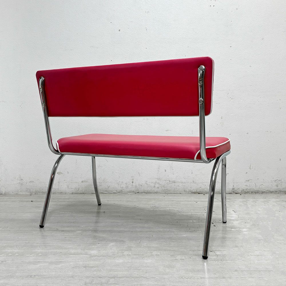 コカ・コーラ Coca Cola コークベンチシート Coke Bench Seat PJ-120C ダイニング カフェベンチ 50sビンテージスタイル 店舗什器 US ●
