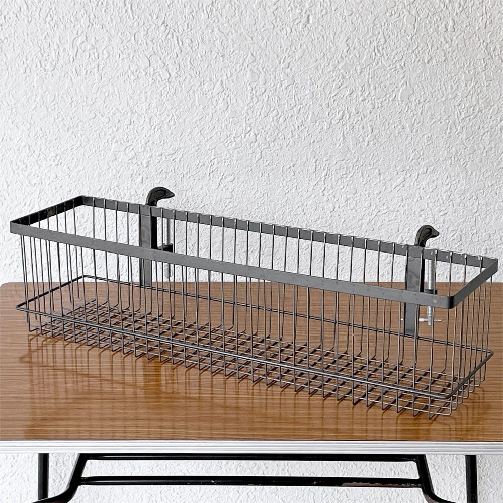 クラッシュゲート CRASH GATE ポットバスケット クランパー POT BASKET CLAMPER 収納バスケット スチール W81cm 関家具 インダストリアルデザイン 定価¥17,600- ◇