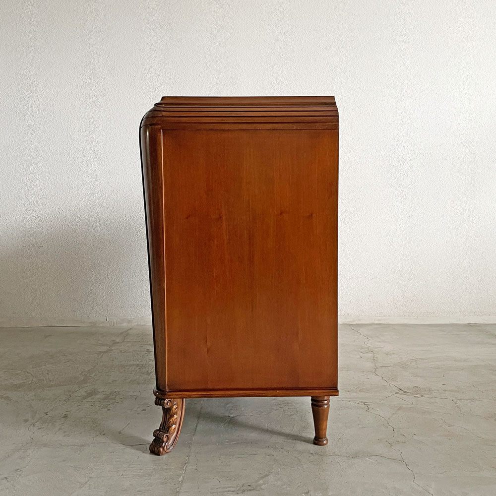 ヨーロピアンクラシカル European Classical ワイドチェスト サイドボード W146.5cm 抽斗8杯 アンティークスタイル 〓