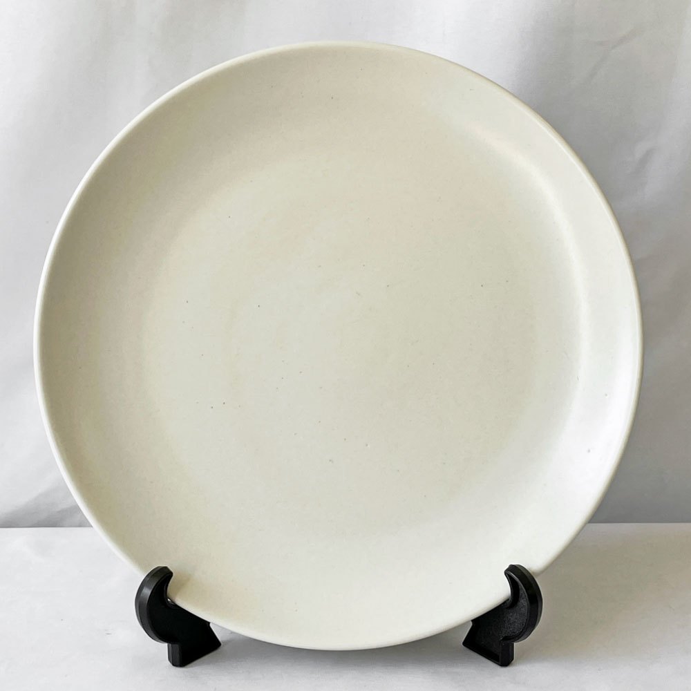 ヒースセラミックス HEATH CERAMICS ディナープレート ホワイト Φ27cm 陶器 アメリカ シンプルデザイン A ◇