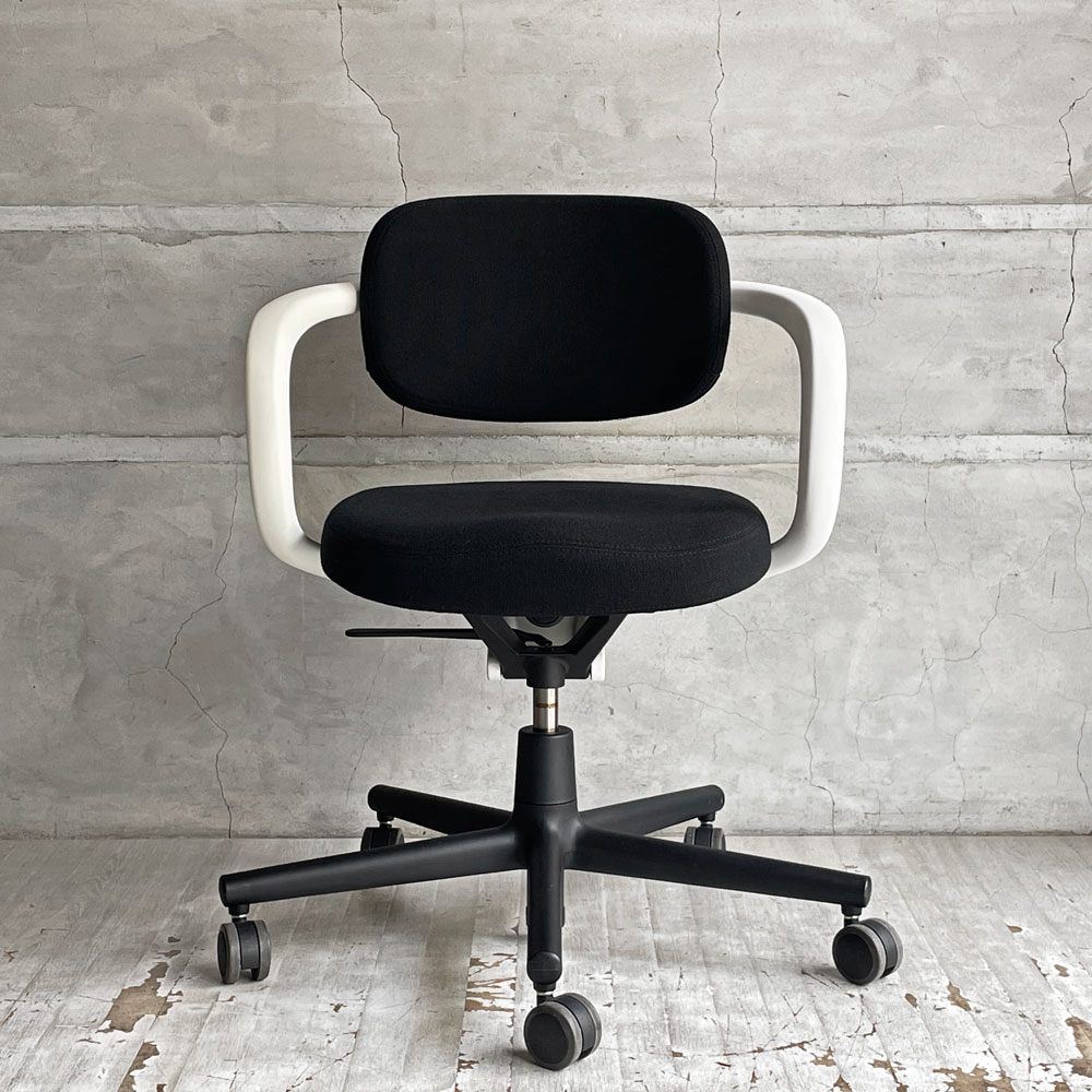 ヴィトラ vitra オールスター Allstar オフィスチェア デスクチェア ホワイト × ブラック コンスタンチン・グルチッチ 参考定価￥163,900-  ♪