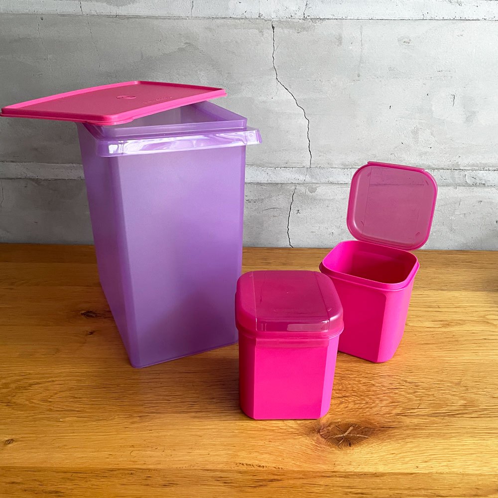 タッパーウェア Tupperware キャニスター 保存容器 食器 バラエティセット まとめ売り 計22個 アメリカ ♪