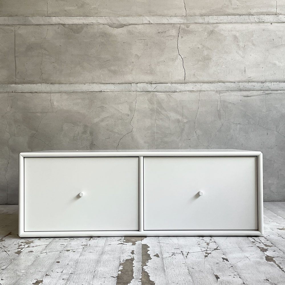 モンタナ MONTANA システムシェルフユニット SYSTEM SHELF UNIT ミニチェスト ドロワー2杯 ホワイト デンマーク ♪