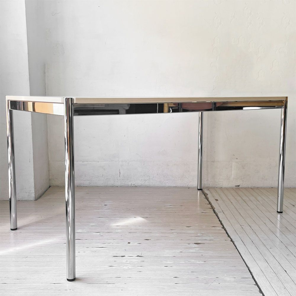 USMハラー USM Haller モジュラーファニチャー USMハラーテーブル デスク オーク材 W150cm フリッツ・ハラー スイス モダンデザイン ★
