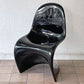 パントンチェア ビンテージ ダイニングチェア ヴェルナーパントン Verner Panton ブラック 1984年製 Horn社 スペースエイジ 希少 B ◇