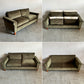トラックファニチャー TRUCK FURNITURE FK ソファ 3シーター W204cm フェザークッション ウォールナット無垢材 × 張地張替済 参考価格約55万円の品 〓