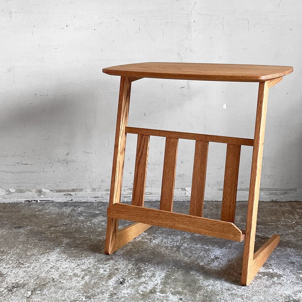 モモナチュラル MOMO Natural サイド B テーブル SIDE B TABLE マガジンラック W55cm オーク無垢材 ナチュラルデザイン ■