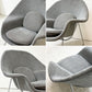 ノル ノール Knoll サーリネンコレクション ウームチェア Womb chair ラウンジチェア 1pソファ クロムベース グレー系 ファブリック エーロ・サーリネン ミッドセンチュリー ●
