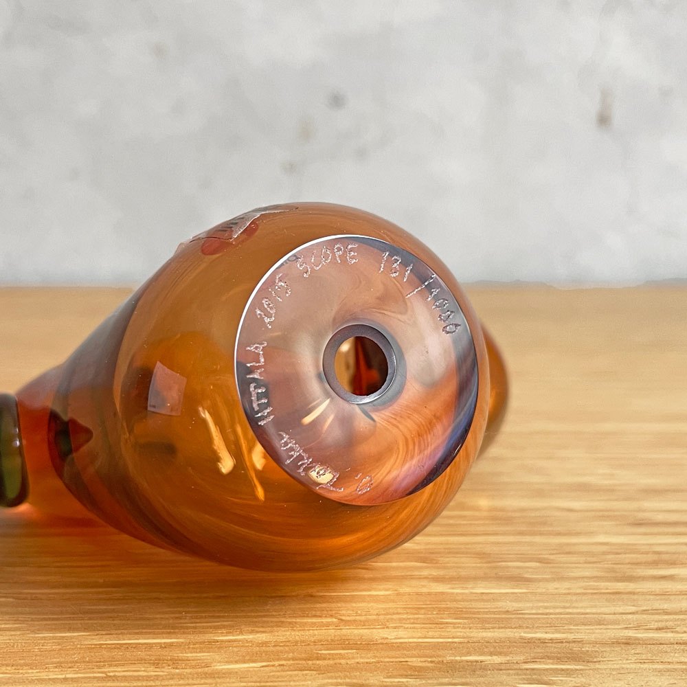 イッタラ iittala バーズバイトイッカ Birds by Toikka セビリアオレンジ×グリーン 2015年 131/1000 イッタラバード オイバ・トイッカ SCOPE別注 箱・テキスタイル付き♪