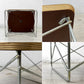 ハーマンミラー Herman Miller LTRT ワイヤーベース ローテーブル メラミントップ バーチ材 C&R イームズ ブラック お膳 W39.5cm ミッドセンチュリー ●