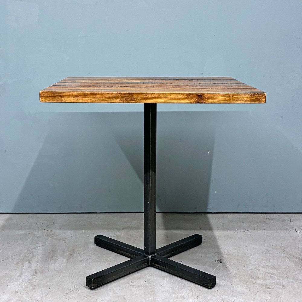 アクメファニチャー ACME Furniture グランビュー GRANDVIEW カフェテーブル オーク無垢材 スチール スクエア天板 W72cm 現状品 ◎