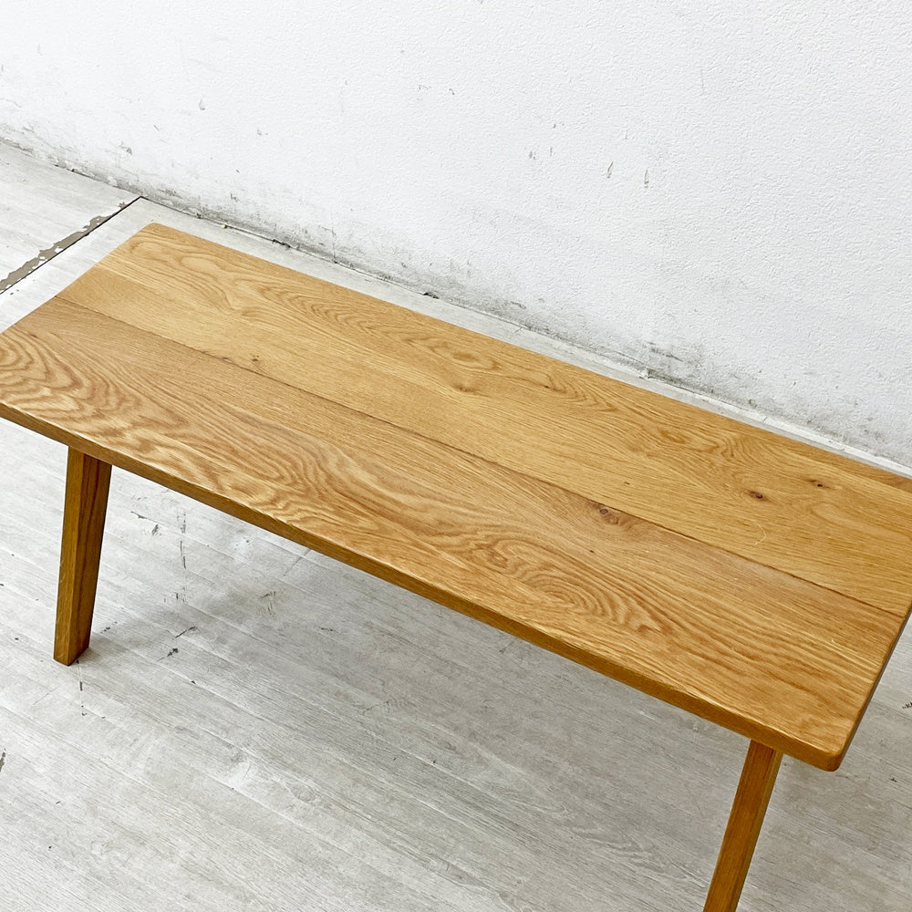ドアーズリビングプロダクツ DOORS LIVING PRODUCTS ボシー BOTHY ベンチ オーク無垢材 コンパスレッグ ●