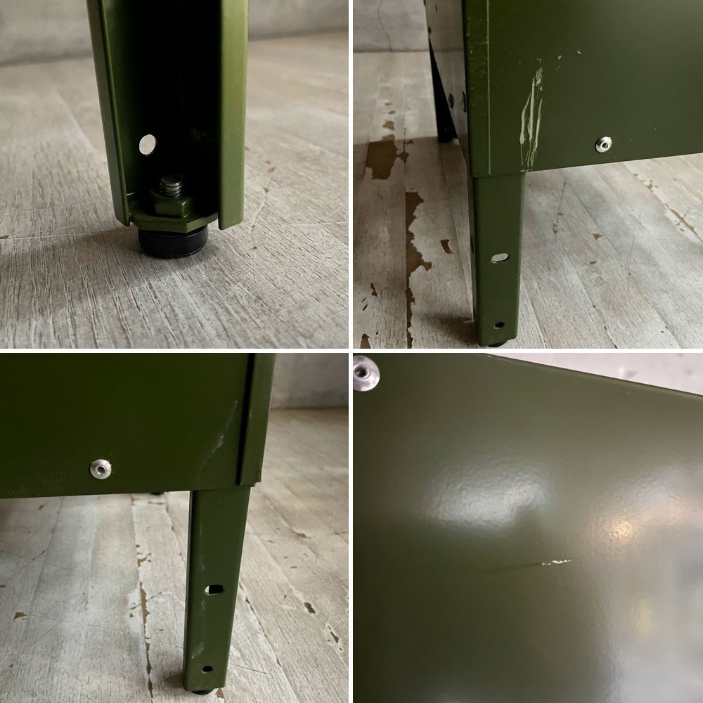 WHOLE EQUIPMENT CATALOG ジェネラルスチールロッカー シングル カーキ スチールキャビネット インダストリアル 店舗什器 廃番 ♪