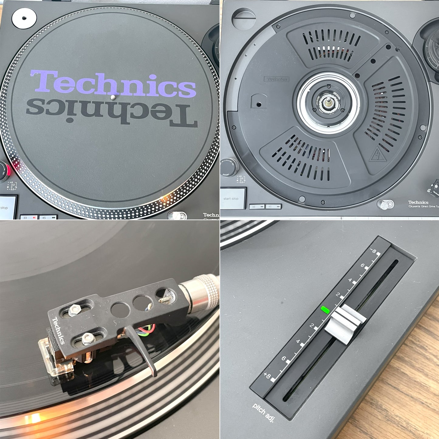 テクニクス Technics ダイレクトドライブ ターンテーブル SL-1200MK3 レコードプレーヤー ゴムマッド付 取扱説明書 良品 ★