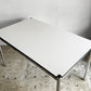 USMモジュラーファニチャー USM Haller USMハラーテーブル ワーキングデスク ダイニングテーブル パールグレーラミネート(ホワイト) W125 H72cm フリッツハラー スイス ■