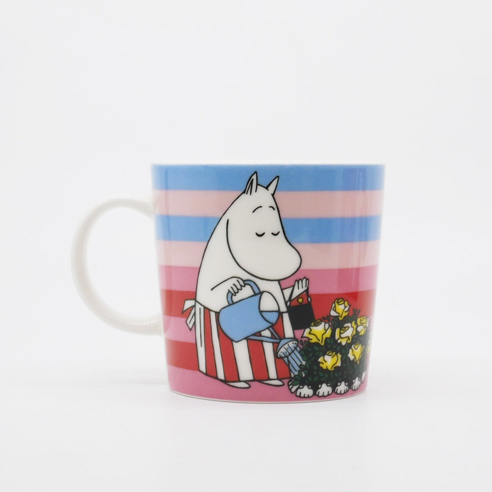 アラビア ARABIA ムーミンマグ MOOMIN ローズガーデン 2010年 夏限定 フィンランド 北欧食器 箱付き ●