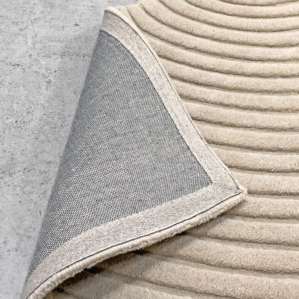 ムート MUUTO レレーヴォ RELEVO ラグマット W240×D170 ニュージーランドウール100％ ハンドメイド ラテックスコート 定価￥207,920- ●
