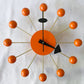 ヴィトラ vitra ボールクロック Ball Clock ウォールクロック オレンジ 掛け時計 ジョージネルソン George Nelson ミッドセンチュリー ◇
