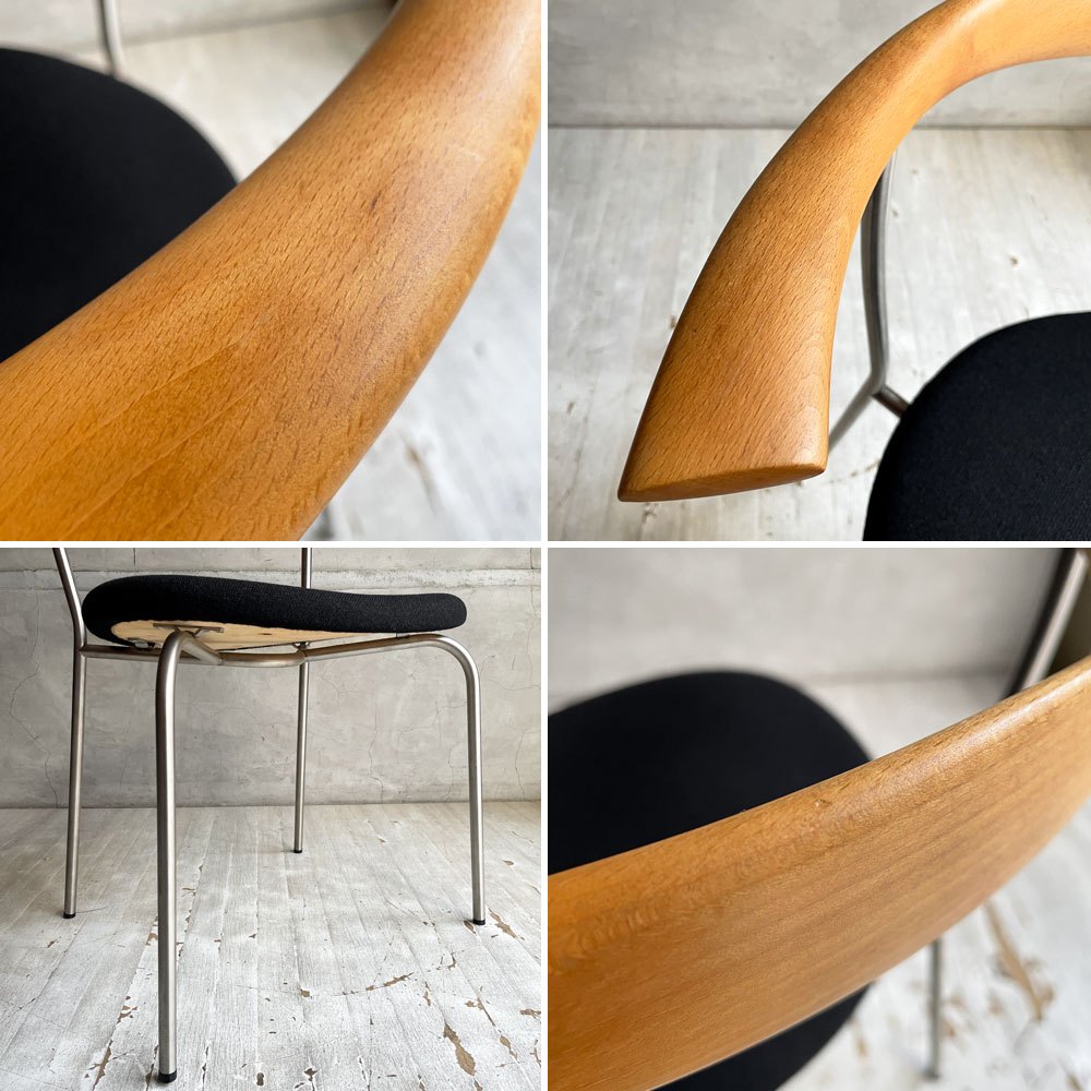PPモブラー PP mobler PP701 ミニマルチェア Minimal Chair ダイニングチェア ビーチ無垢材 一本木笠木 別注モデル オイル仕上げ ウェグナー 希少 ♪