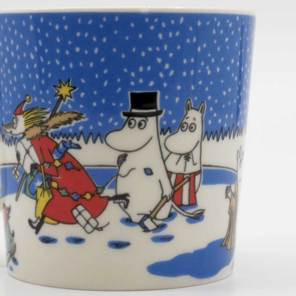 アラビア ARABIA ムーミン MOOMIN マグ カップ クリスマス 2004-2005年 限定 希少 フィンランド 北欧食器 ●