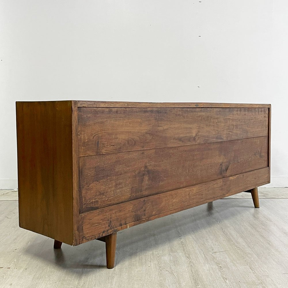 ヒッカドゥワ HIKKADUWA チーク無垢材 サイドボード キャビネット W190cm 鍵付き収納 バリ家具 アジアン ●