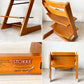 ストッケ STOKKE トリップトラップ TRIPP TRAPP ベビーチェア チェリーカラー キッズチェア S/N3～ ノルウェー 北欧家具 ★