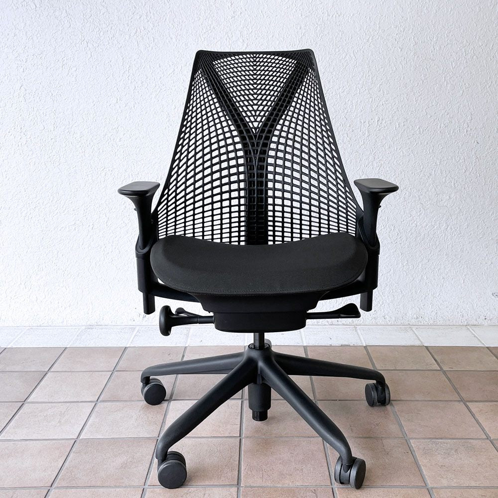 ハーマンミラー Herman Miller セイルチェア SAYL Chair デスクチェア イヴ・ベアール ブラック ◇