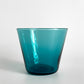 ヌータヤルヴィ Nuutajarvi #2744 タンブラー グラス ターコイズ カイ・フランク Kaj Franck ガラス Φ7cm × H6.5cm 北欧食器 ビンテージ ■