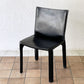 カッシーナ Cassina キャブチェア 412 CAB CHAIR アームレス 本革 マリオ・ベリーニ MoMA イタリアンモダン 定価￥308,000- ◇