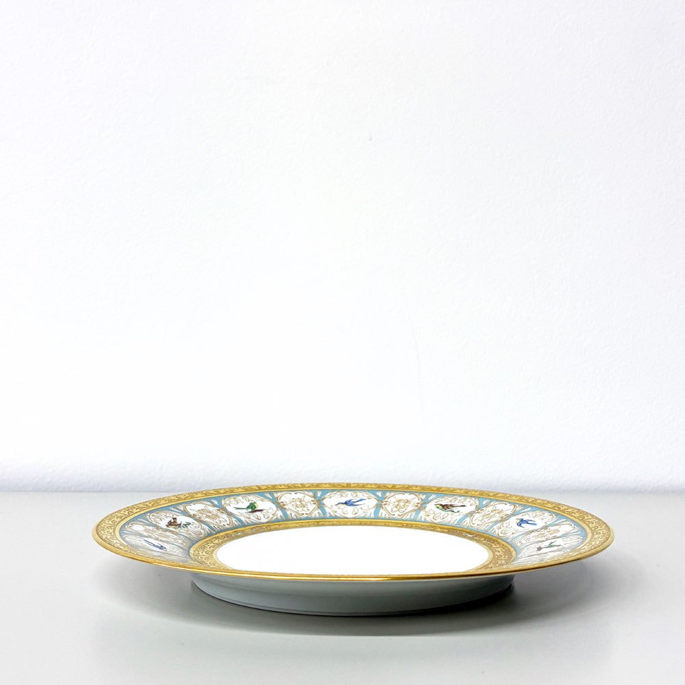 アビランド HAVILAND ベンガリス Bengalis ヴィクトリアンスワロー 19cm プレート リモージュ LIMOGES 三越特別製造版 B ◎