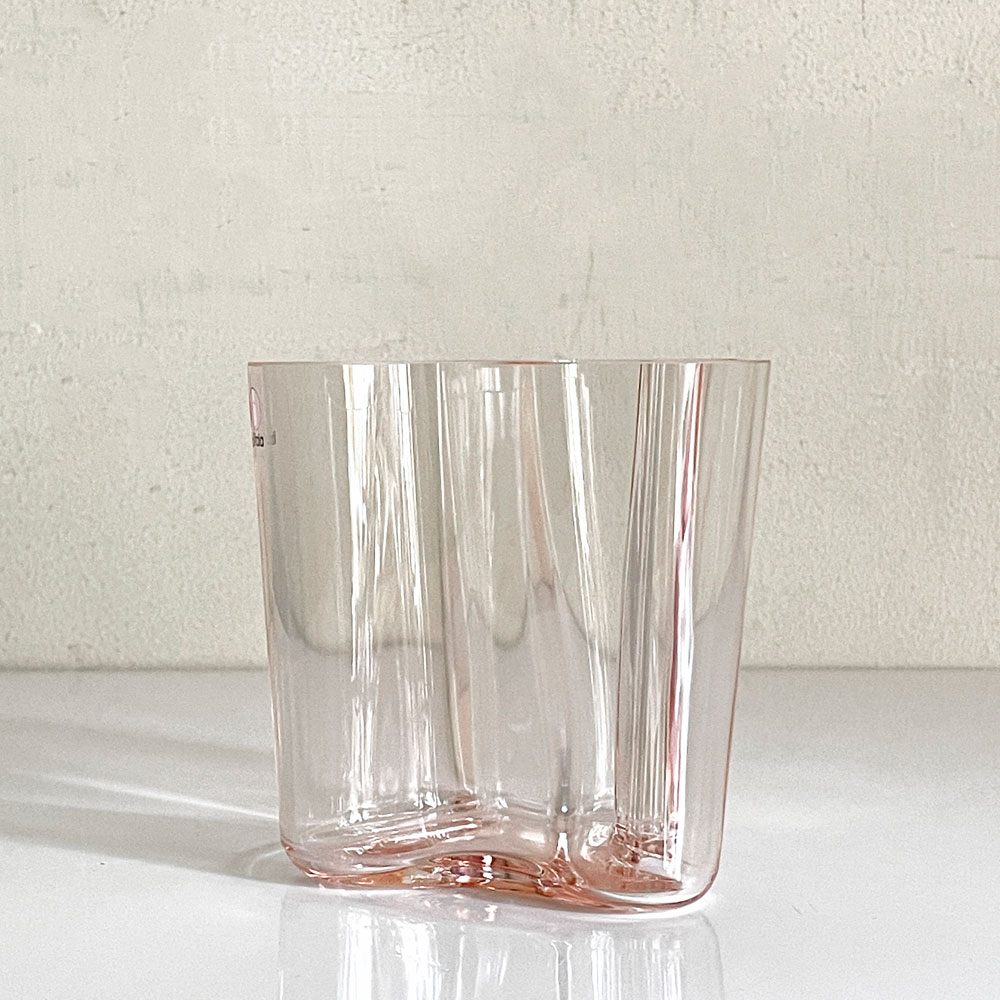 イッタラ iittala アルヴァ・アアルトコレクション Alvar Aalto Collection ベース H95mm サーモンピンク 日本限定 アルヴァ・アアルト生誕120周年記念 北欧雑貨 ■