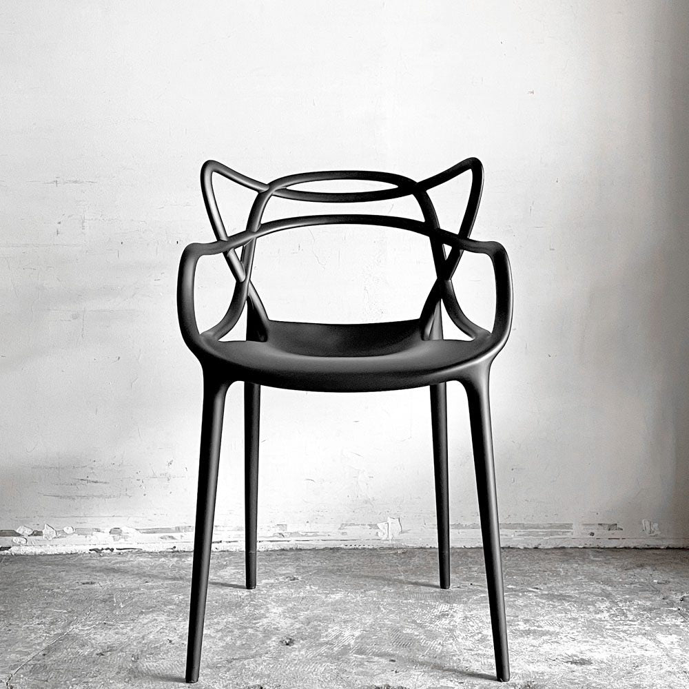 カルテル Kartell マスターズチェア Masters Chair ブラック アームチェア フィリップ・スタルク Philippe Starck イタリア 定価￥48,400- ■