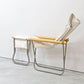 ニーチェア エックス NY chair X フォールディングチェア オットマン付 ホワイト×ナチュラル 折り畳みチェア 新居猛 藤栄 MoMA ●
