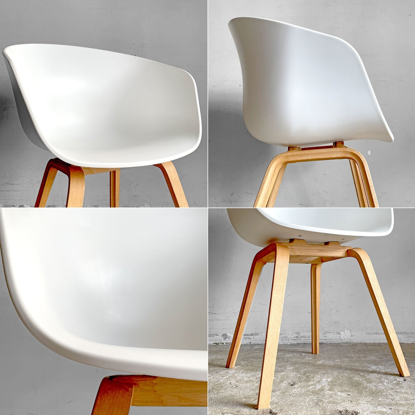 ヘイ HAY アバウト ア チェア ABOUT A CHAIR AAC22 アームチェア ダイニングチェア ホワイト ヒー・ウェリング 北欧モダン デンマーク ■