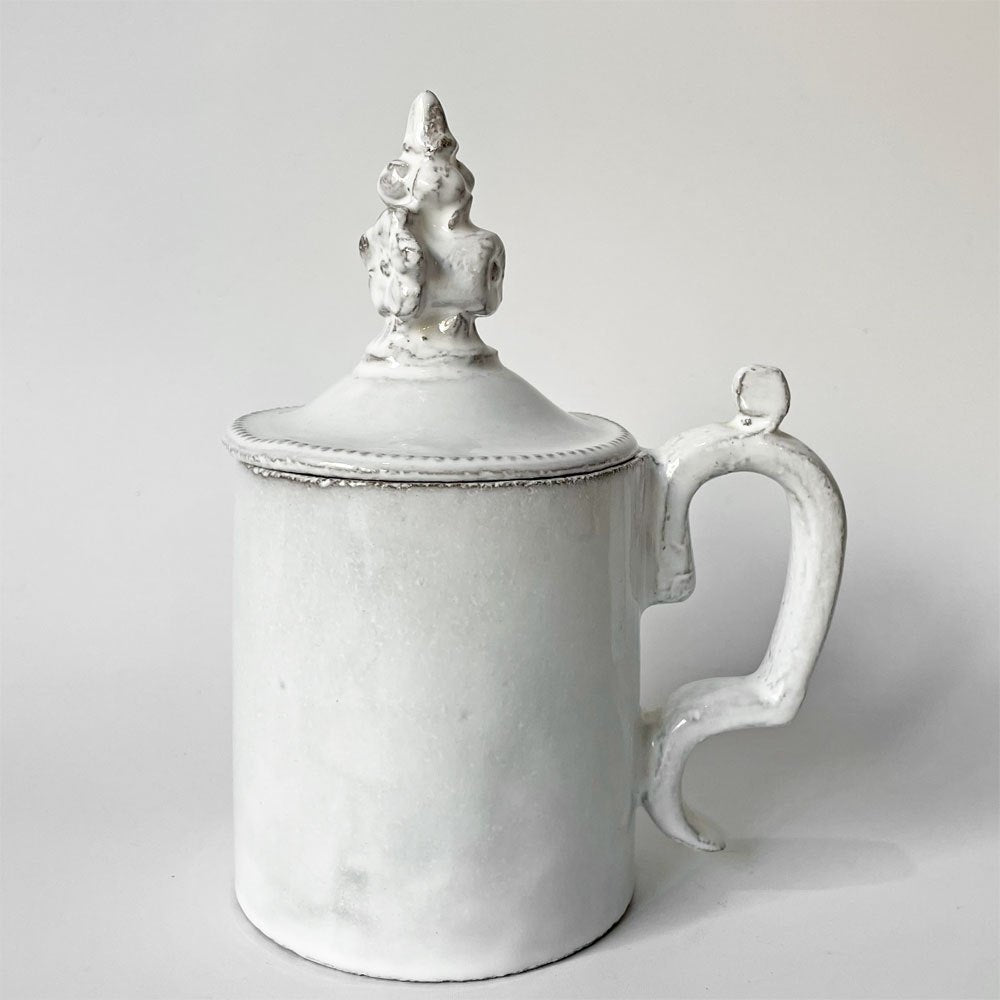 アスティエ・ド・ヴィラット Astier de Villatte ケンブリッジ Cambridge (with Cover) マグカップ 蓋付 廃盤 ★