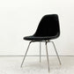 ハーマンミラー Herman Miller サイドシェルチェア モダンファニチャーセールス MFS製 FRP アプホルスター 座面張替済み ブラック Hベース C&Rイームズ ビンテージ ●
