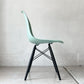 ハーマンミラー HermanMiller サイドシェルチェア アクアスカイ×エボニー ドゥエルレッグ  ポリプロピレン製 イームズ ミッドセンチュリー ★