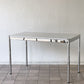 USMハラー USM Haller モジュラーファニチャー USMハラーテーブル デスク W120 x D65cm  パールグレーラミネート (ホワイト) モダンデザイン ◇