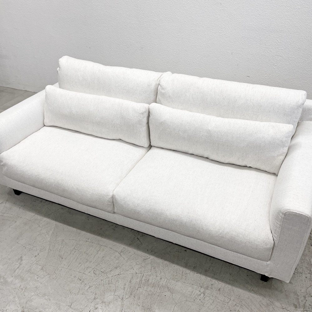 ノーウェアライクホーム NOWHERE LIKE HOME リフ RIFF 3Pソファ 3人掛け W206cm 関家具 展示未使用品 〓