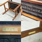 北の住まい設計社 KITANOSUMAISEKKEISHA ラスティック チェア RUSTIC CHAIR アームチェア レザー 本革  ブラック カエデ x ナラ材 廃番 B ●
