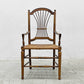 イーセンアーレン ETHAN ALLEN ウィートバック アームチェア ダイニングチェア ビンテージ クラシカルデザイン 〓