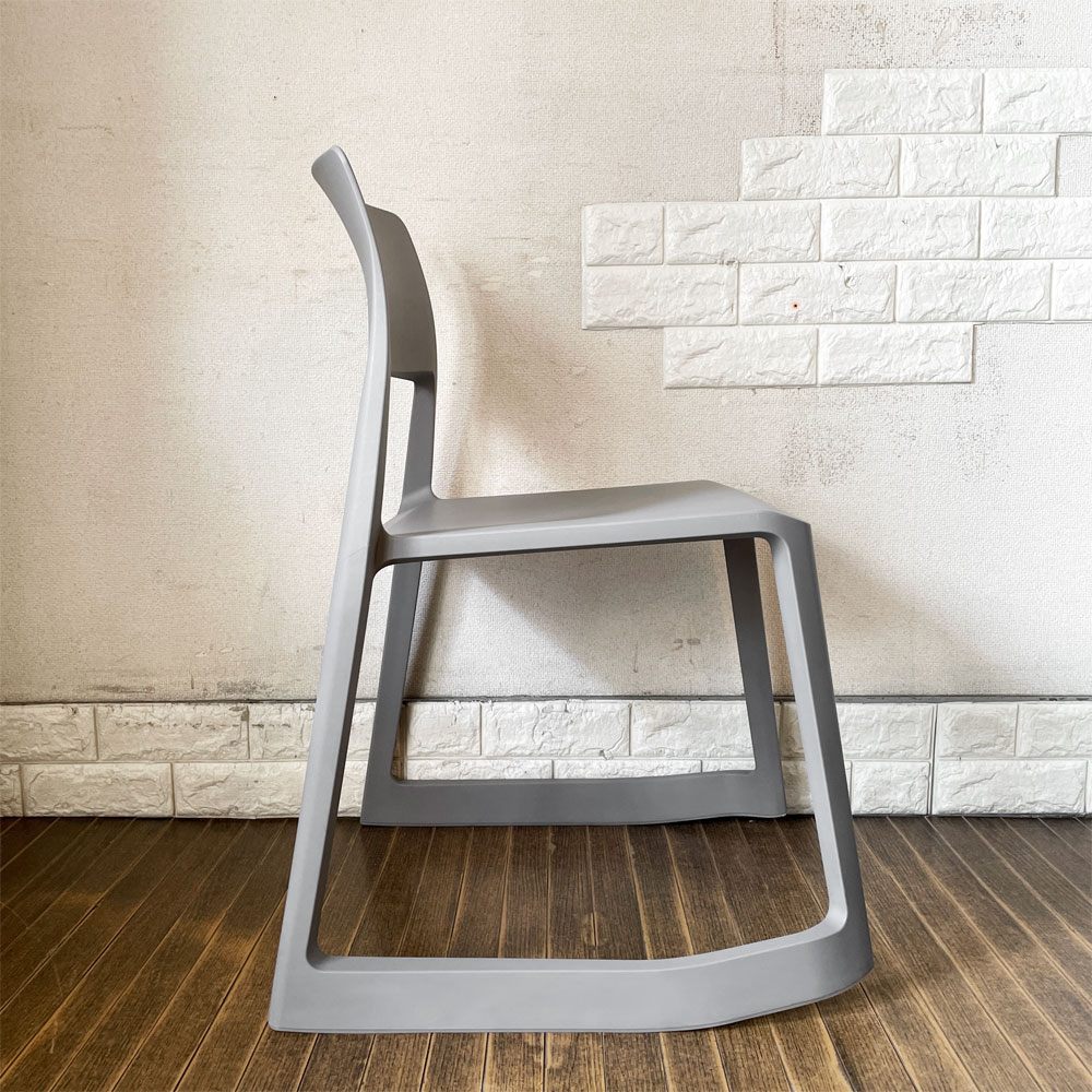 ヴィトラ Vitra ティプトン Tip Ton ワークチェア ダイニングチェア デスクチェア バサルト スタッキング チルト機能 定価￥47,300- B ◎