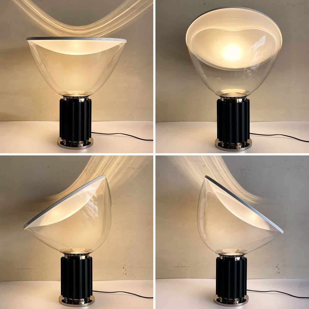 フロス FLOS タチア TACCIA フロアライト ラージ ガラスシェード アキッレ&ピエール・ジャコモ・カスティリオーニ Φ49.5cm イタリアモダン 名作照明 参考定価￥308,000- ■