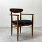 アクメファニチャー ACME Furniture トラッセル アームチェア TRESTLES ARM CHAIR ダイニングチェア ウォールナット ファブリックシート USビンテージスタイル●