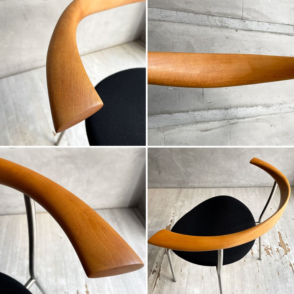 PPモブラー PP mobler PP701 ミニマルチェア Minimal Chair ダイニングチェア ビーチ無垢材 一本木笠木 別注モデル オイル仕上げ ウェグナー 希少 ♪