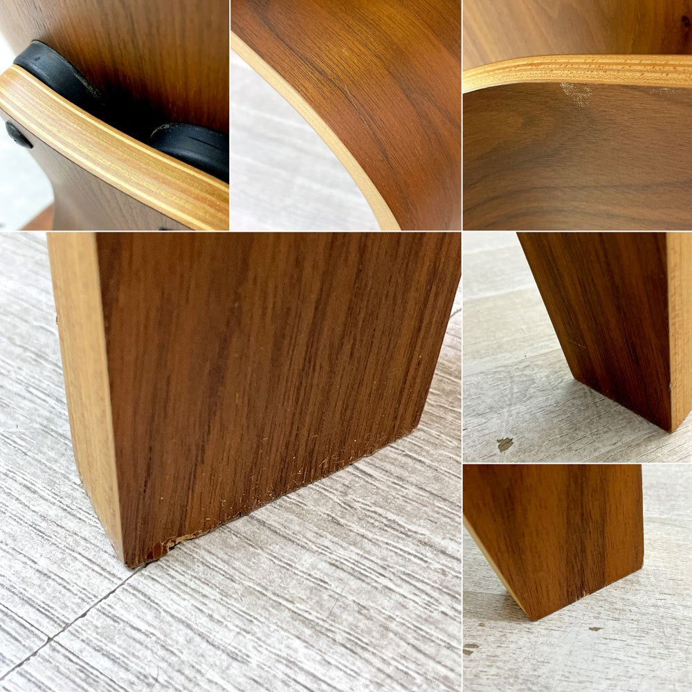 ハーマンミラー Herman Miller プライウッドラウンジチェア LCW ウッドレッグ ウォールナット アプホルスター C&R イームズ ミッドセンチュリー ●