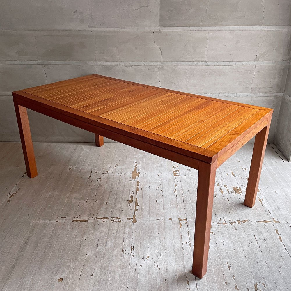 イスタナテラス ISTANA TERRACE レクタングラー テーブル Rectangular Table 160 ダイニングテーブル ガーデンテーブル 屋外使用可 アジアンチーク無垢材 定価￥250,800円
