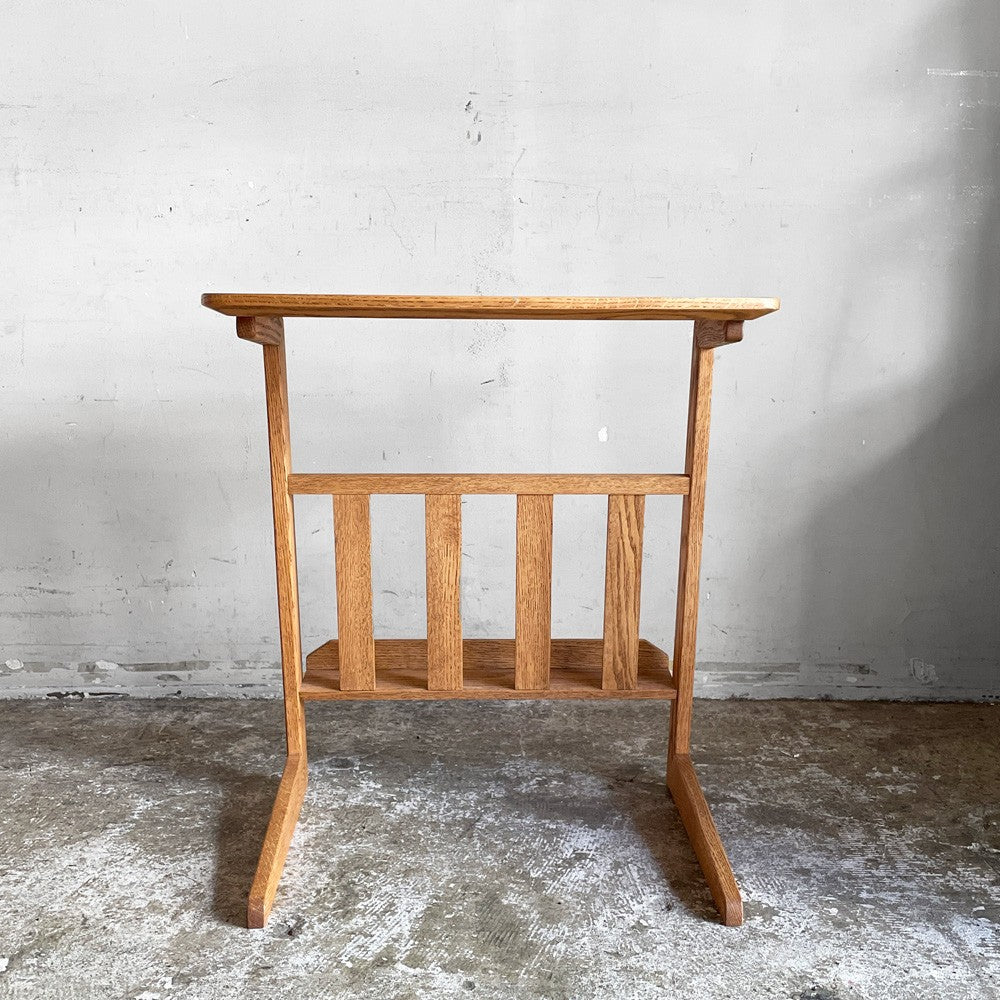 モモナチュラル MOMO Natural サイド B テーブル SIDE B TABLE マガジンラック W55cm オーク無垢材 ナチュラルデザイン ■