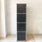 ユーエスエムハラー USM Haller モジュラーファニチャー Modular Furniture キャビネット シェルフ 1列4段 旧型 スイス ★