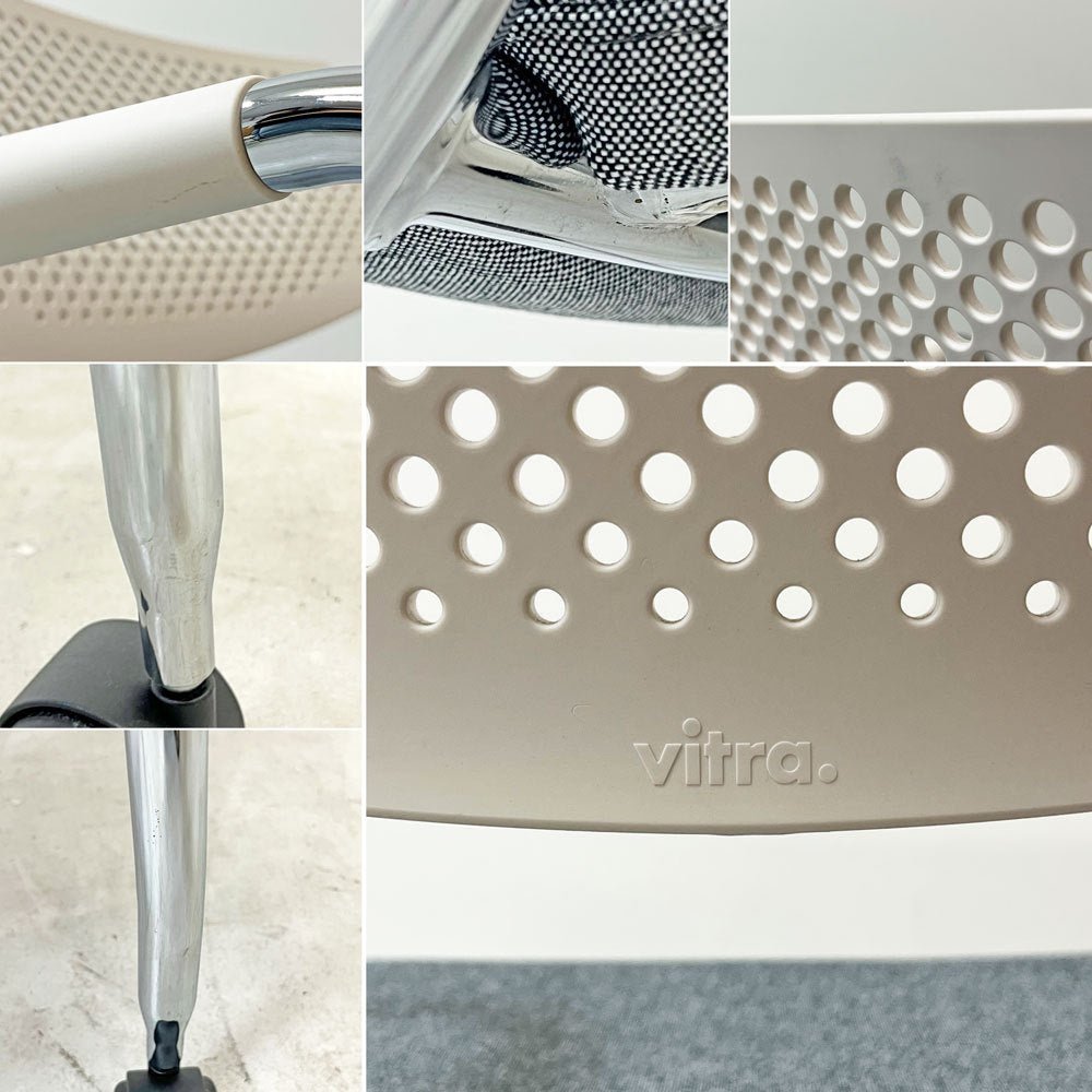 ヴィトラ vitra ビザロール Visaroll デスクチェア ミーティングチェア キャスターベース スタッキング アントニオ・チッテリオ C ●